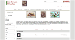 Desktop Screenshot of encyclopaediaphilatelica.net